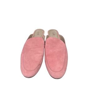 J. Jill Pink Suede Mules